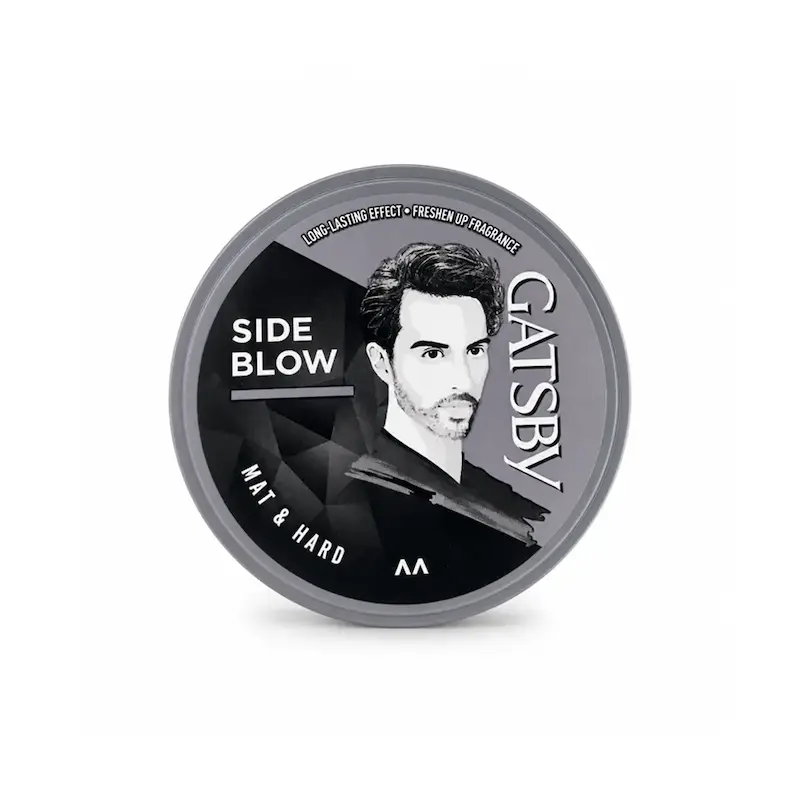واکس موی گتسبی Gatsby مدل Side Blow Mat & Hard حجم 75 میلی‌لیتر