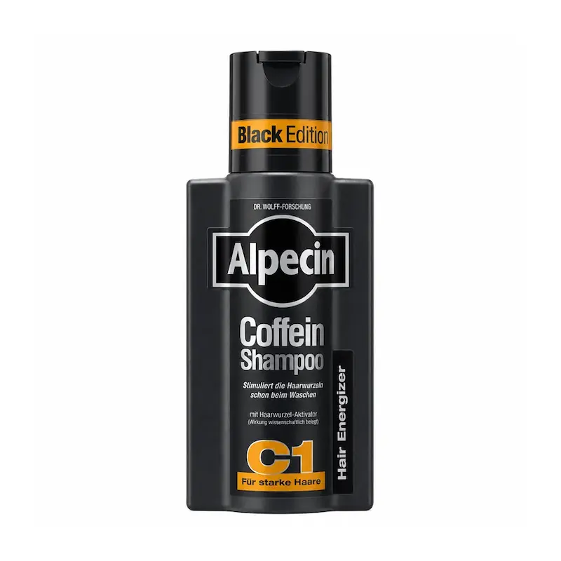 شامپو کافئین آلپسین Alpecin مدل C1 Black Edition حجم 250 میلی‌لیتر