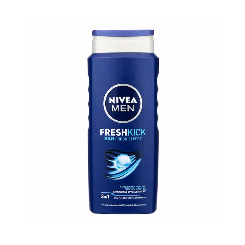 شامپو بدن مردانه نیوآ Nivea مدل Fresh Kick حجم 500 میلی‌لیتر