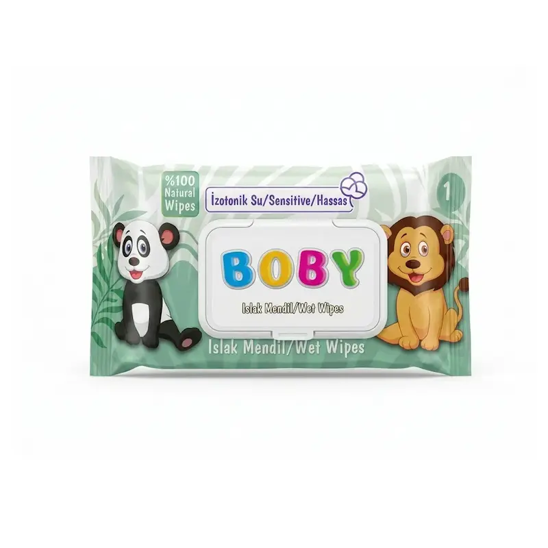 دستمال مرطوب کودک بوبی Boby مدل ایزوتونیک تعداد 120 عددی