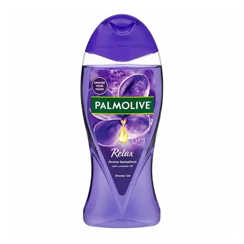 شامپو بدن پالمولیو Palmolive مدل Relax با روغن اسطوخودوس 500 میلی لیتر