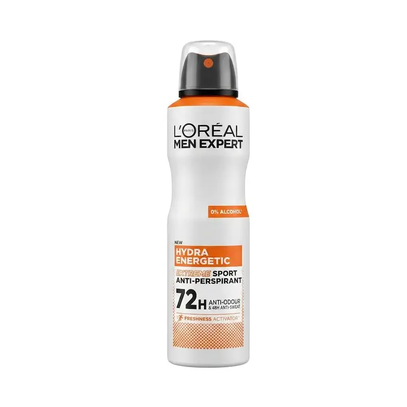 اسپری ضد تعریق لورآل Loreal سری Men Expert مدل Hydra Energetic حجم 250 میلی لیتر