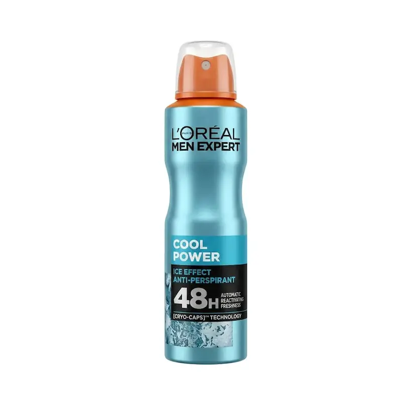 اسپری ضد تعریق لورآل Loreal سری Men Expert مدل Cool Power حجم 250 میلی لیتر