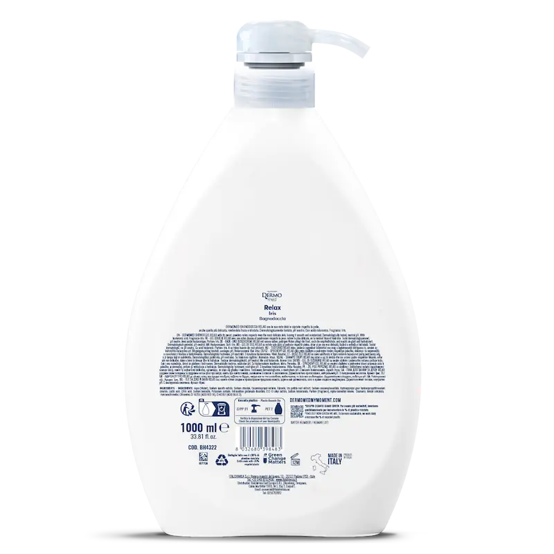 شامپو بدن DERMOmed مدل RELAX آیریس زنبق 1000 ml ، درمومد
