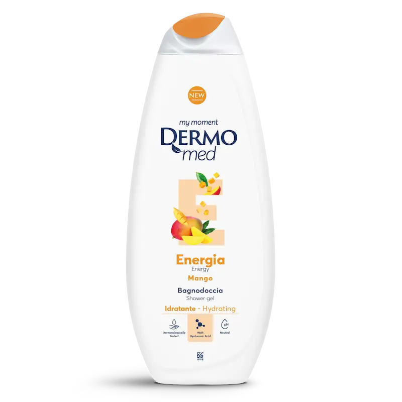 شامپو بدن DERMOmed مدل ENRGY انبه 750 ml ، درمومد