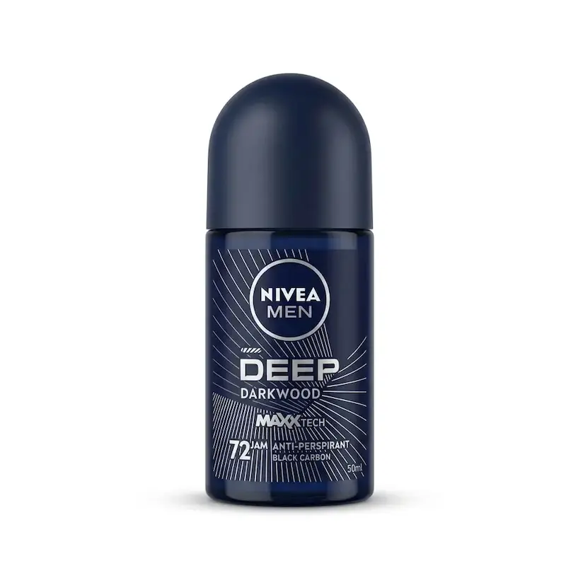 رول ضد تعریق مردانه نیوآ Nivea Men مدل Deep Darkwood حجم ۵۰ میلی‌لیتر