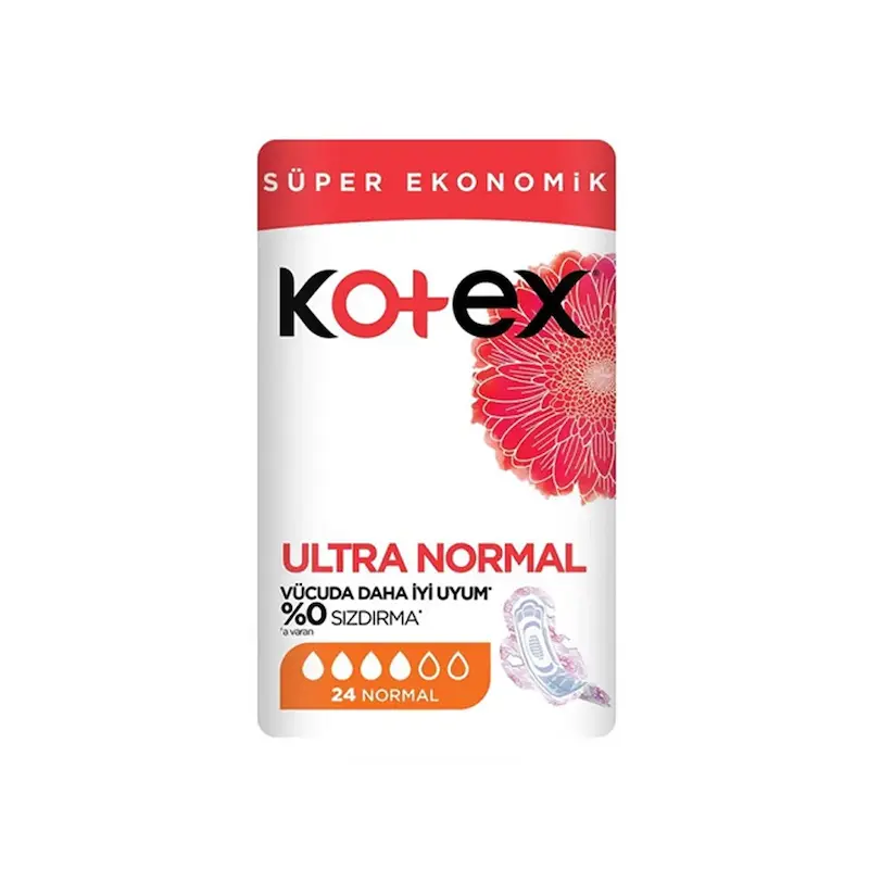 نوار بهداشتی روزانه کوتکس KOTEX مدل ULTRA NORMAL بسته 24 عددی