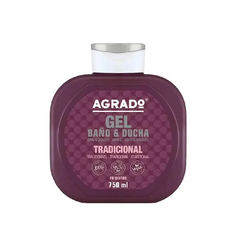 شامپو بدن آگرادو Agrado مدل Traditional حجم 750 میلی لیتر