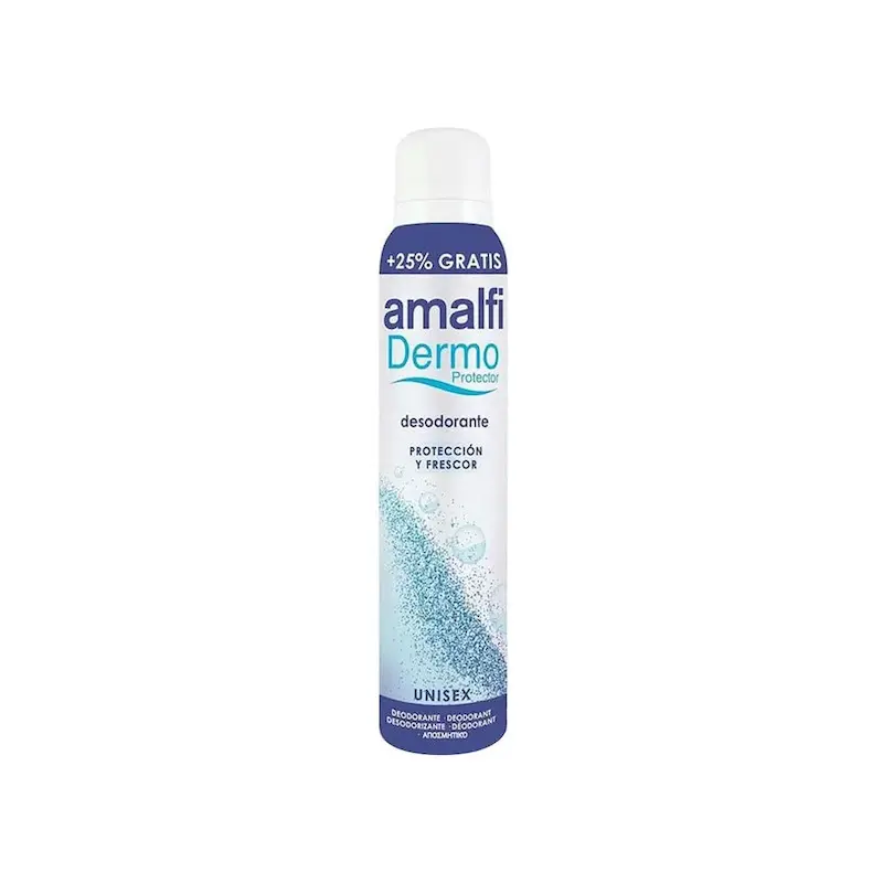 اسپری ضد تعریق و خوشبو کننده بدن UNISEX آمالفی Amalfi مدل Dermo Protector حجم 200 میلی لیتر