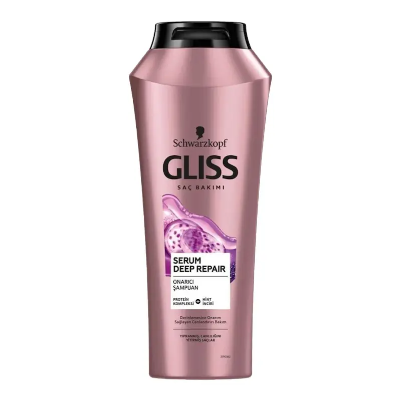 شامپو سر گلیس GLISS مدل SERUM DEEP REPAIR مغذی و ترمیم کننده حجم 500 میلی لیتر