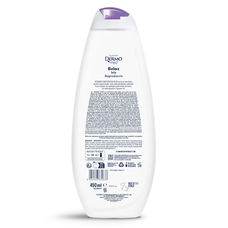 شامپو بدن DERMOmed مدل RELAX زنبق 750 ml ، درمومد