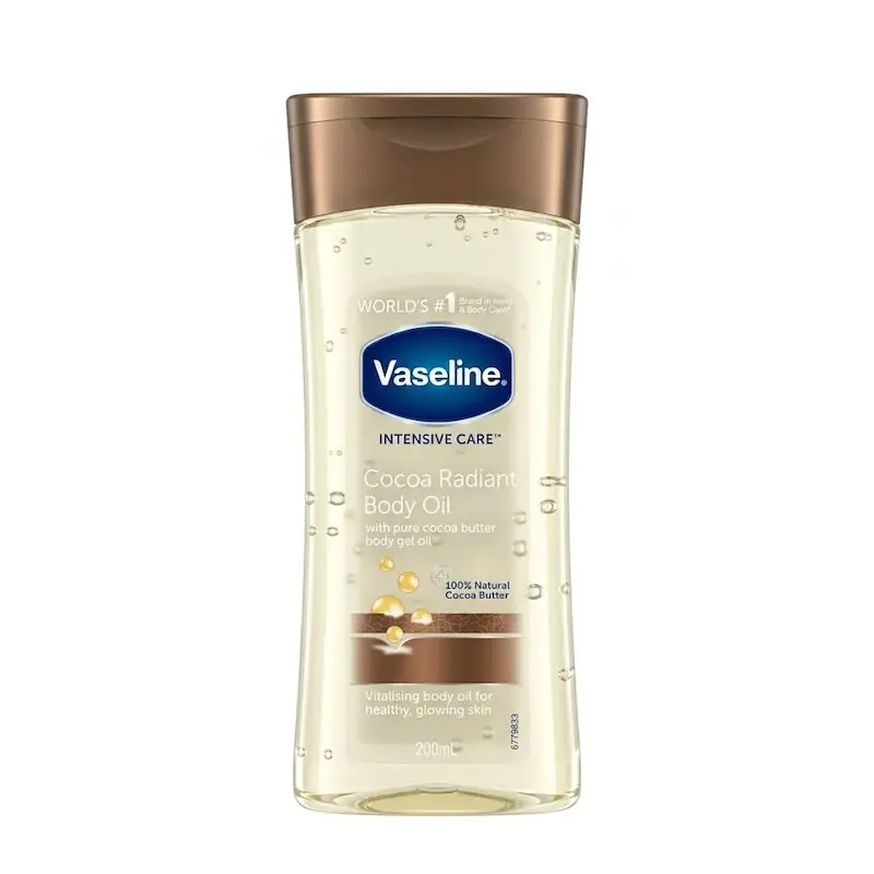 روغن بدن وازلین مدل Cocoa Radiant حاوی کره کاکائو حجم 200 میلی لیتر