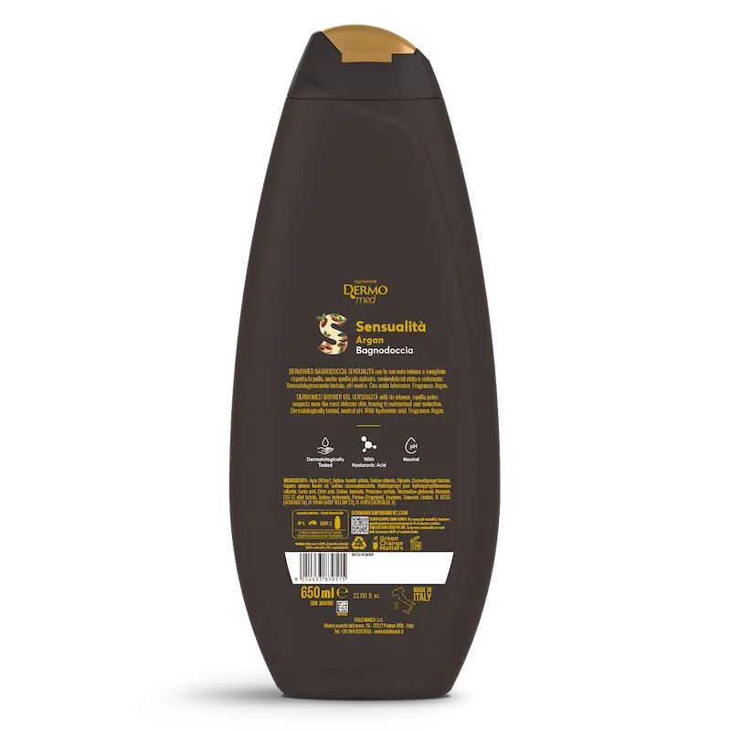 شامپو بدن DERMOmed مدل SENSUALITY آرگان 750 ml ، درمومد
