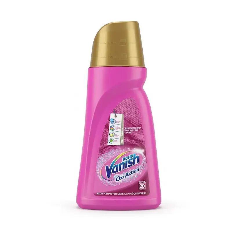 مایع لکه‌بر لباس ونیش مدل Kosla Oxi Action محافظ رنگ حجم 800 میلی لیتر