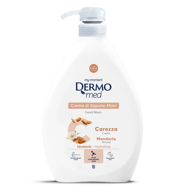 كرم صابون DERMOmed بادام 1000 ml، درمومد
