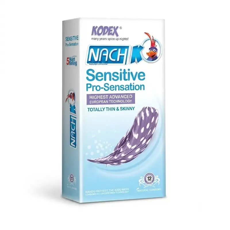 کاندوم ناچ کدکس مدل Sensitive Pro-Sensation بسته 12 عددی