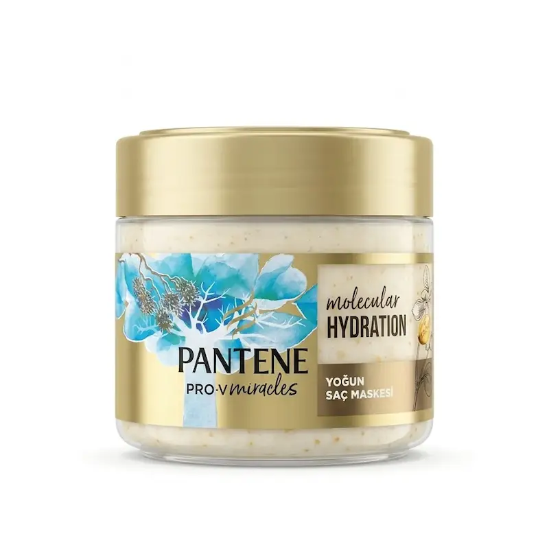 ماسک مو تقویت‌کننده پنتن مدل Miracles Molecular Hydration حجم ۳۰۰ میلی‌لیتر