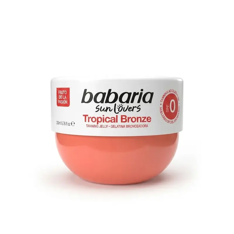 ژل برنزه کننده استوایی باباریا Babaria مدل Tropical Bronze SPF0 حجم 300 میلی لیتر