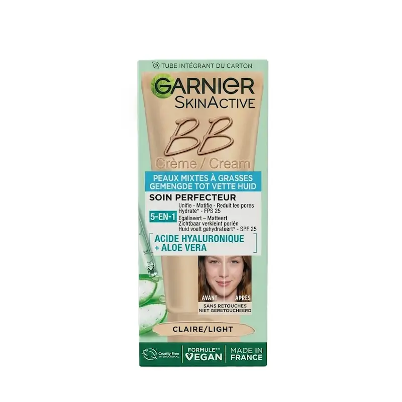 بی بی کرم گارنیه Garnier مدل Hyaluronic Aloe شماره 01 حجم 50 میلی لیتر