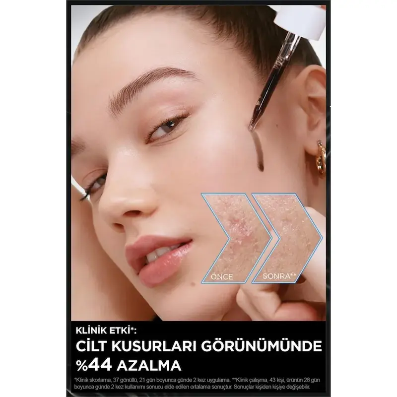 سرم مشکی ضد جوش و ضد لک گارنیه Garnier مدل AHA BHA Charcoal حجم 30 میلی لیتر