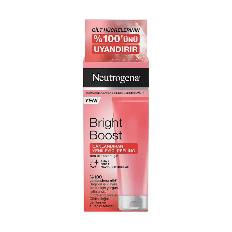 اسکراب و لایه بردار روشن کننده نوتروژینا Neutrogena مدل Bright Boost حجم 75 میلی لیتر
