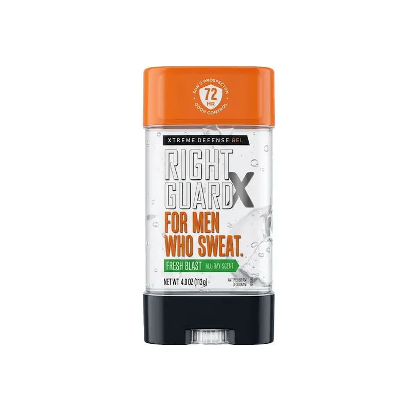 ژل ضد تعریق و دئودورانت مردانه رایت گارد Right Guard مدل Xtreme Defense Fresh Blast وزن 113 گرم