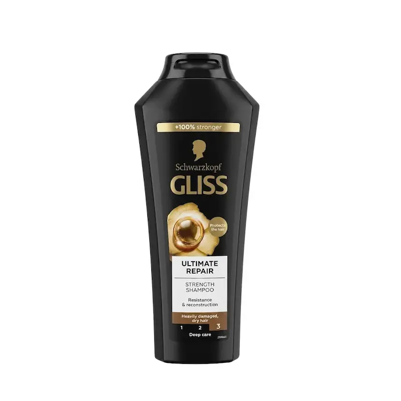 شامپو ترمیم کننده و بازسازی کننده گلیس Schwarzkopf Gliss مدل Ultimate Repair حجم 400 میلی لیتر