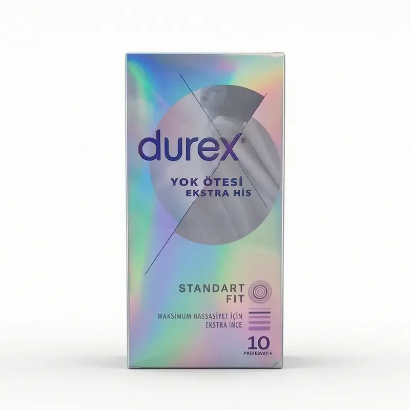 کاندوم دورکس Durex مدل Yok Otesi Ekstra His استاندارد فیت 10 عددی