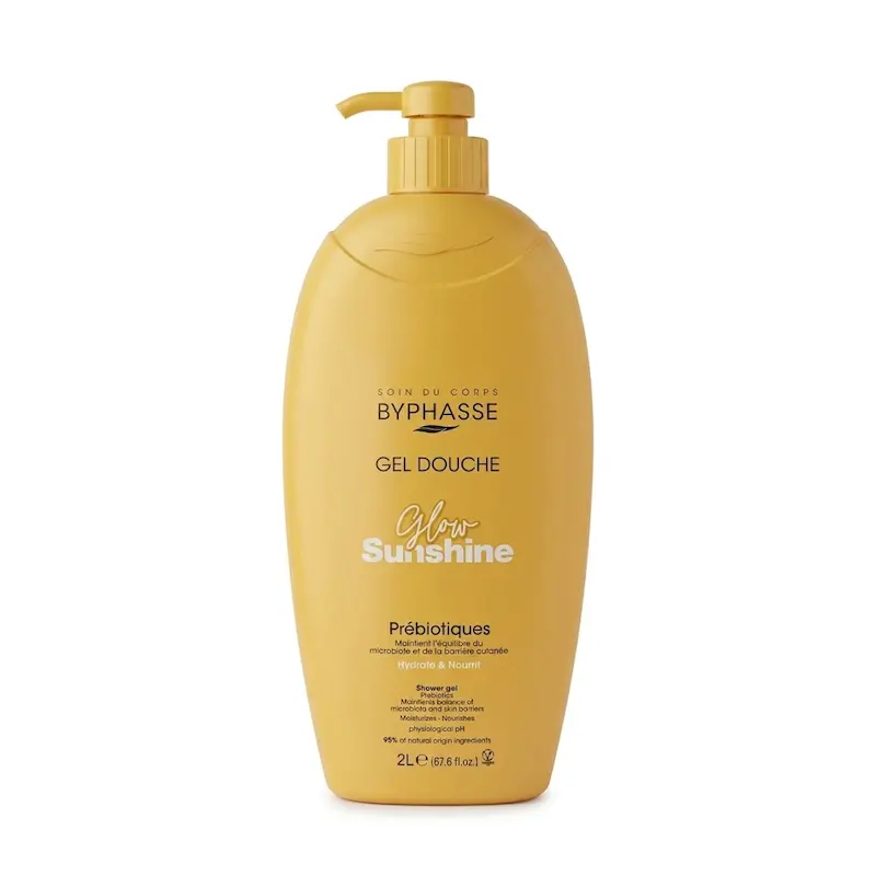 شامپو بدن بیفاس BYPHASSE مدل Glow Sunshine حجم 2 لیتر