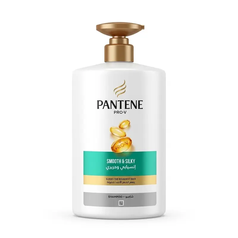 شامپو نرم کننده مو پنتن Pantene مدل Smooth & Silky حجم 600 میلی لیتر