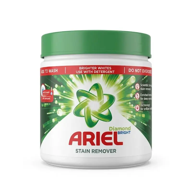پودر لکه بر لباس های سفید آریل Ariel مدل Diamond Bright حجم 500 گرم