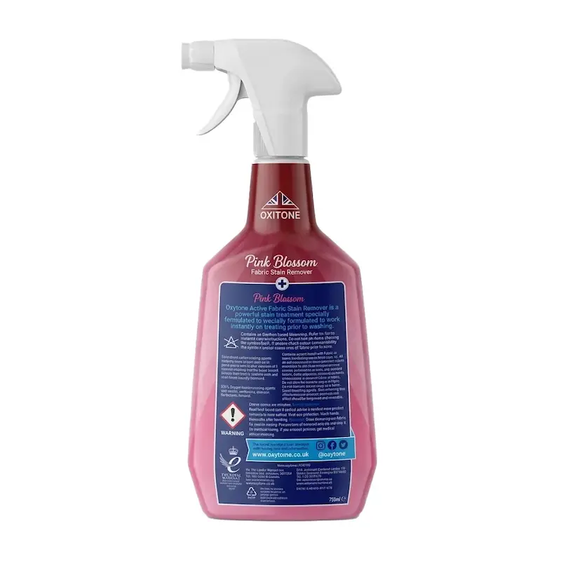 اسپری لکه بر اکسیژن فعال لباس و پارچه استونیش Astonish مدل Oxy Active Fabric Stain Remover حجم 750 میلی لیتر