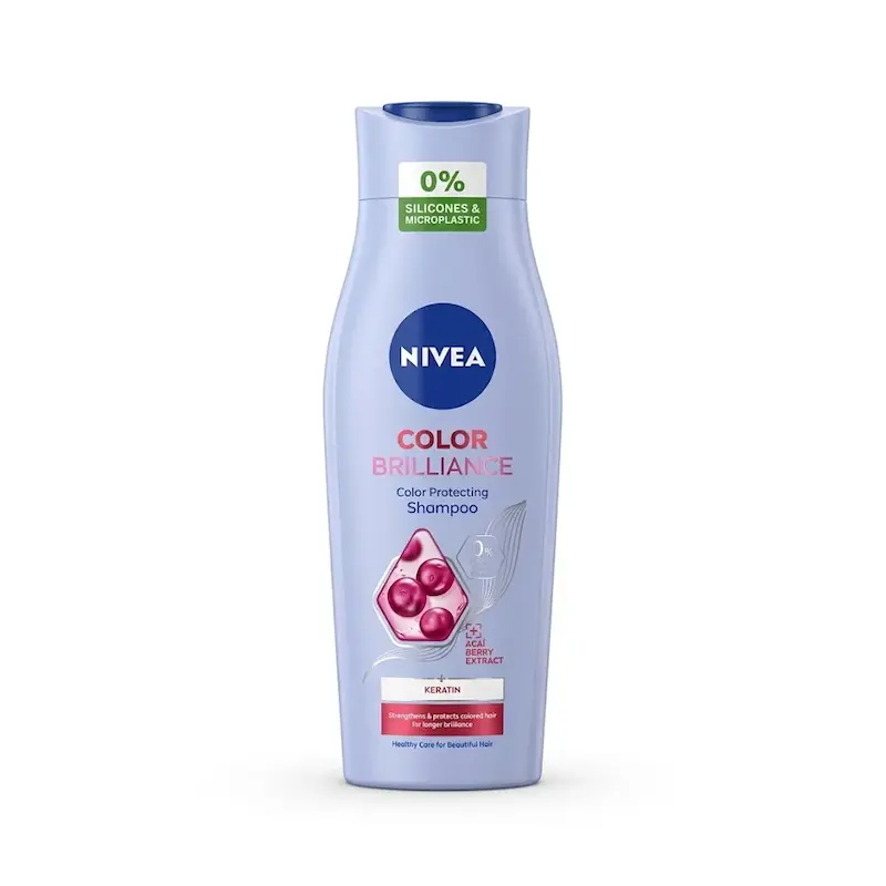 شامپو تثبیت‌کننده رنگ مو نیوآ Nivea مدل Color Brilliance حجم ۴۰۰ میلی‌لیتر