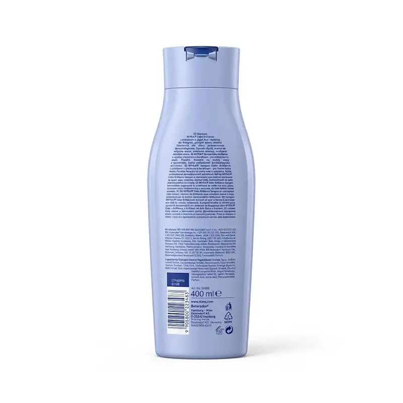 شامپو تثبیت‌کننده رنگ مو نیوآ Nivea مدل Color Brilliance حجم ۴۰۰ میلی‌لیتر