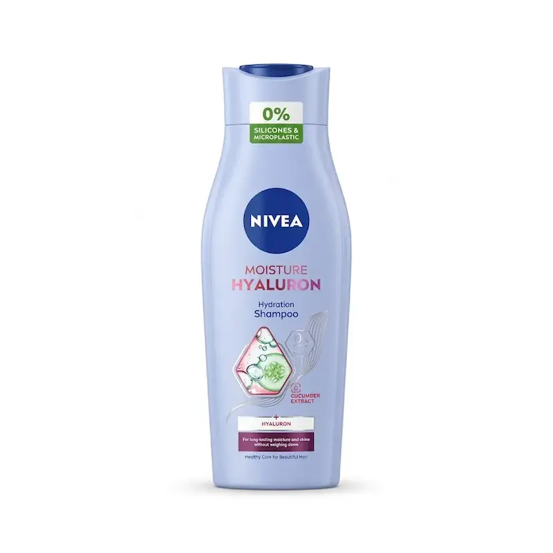 شامپو آبرسان مو نیوآ Nivea مدل Moisture Hyaluron حجم ۴۰۰ میلی‌لیتر