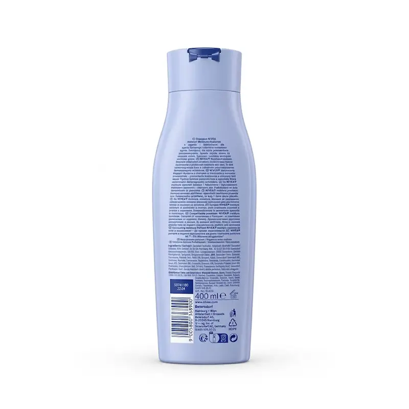 شامپو آبرسان مو نیوآ Nivea مدل Moisture Hyaluron حجم ۴۰۰ میلی‌لیتر
