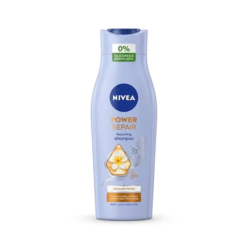 شامپو ترمیم‌کننده مو نیوآ Nivea مدل Power Repair حجم ۴۰۰ میلی‌لیتر