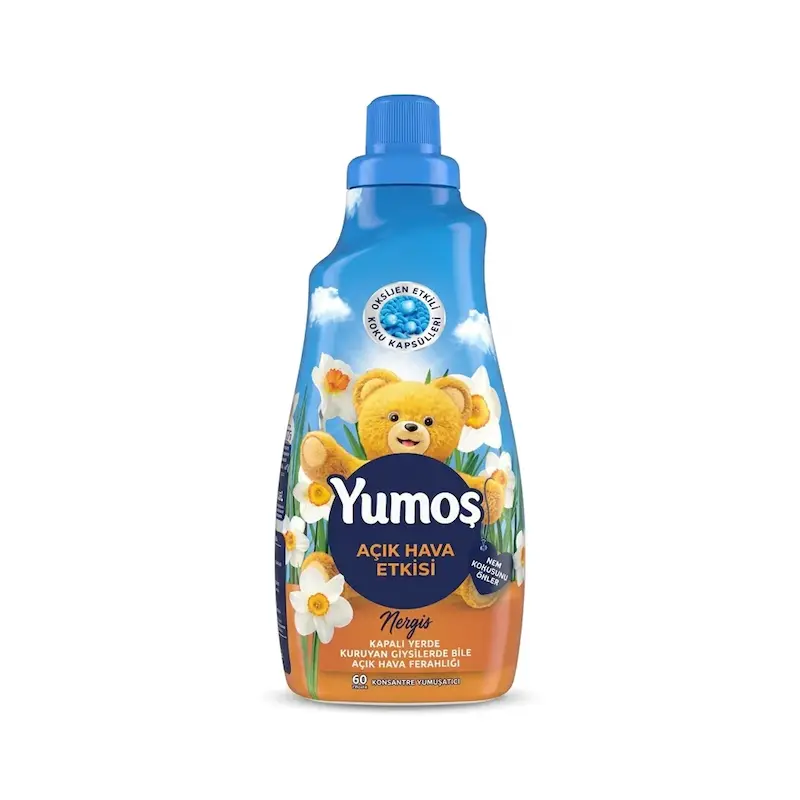 نرم کننده لباس گل نرگس یوموش Yumos Nergis حجم 1440 میل