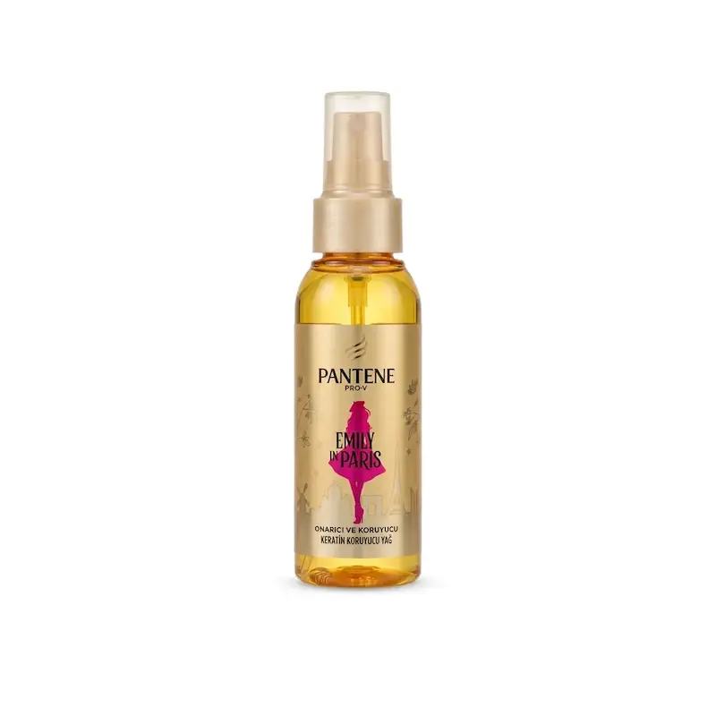 روغن مو ترمیم کننده حاوی کراتین پنتن Pantene Emily in Paris حجم 100 میل