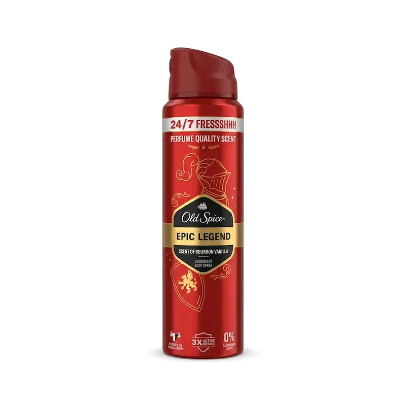 اسپری ضد تعریق مردانه اولد اسپایس Old Spice Epic Legend حجم 150 میل