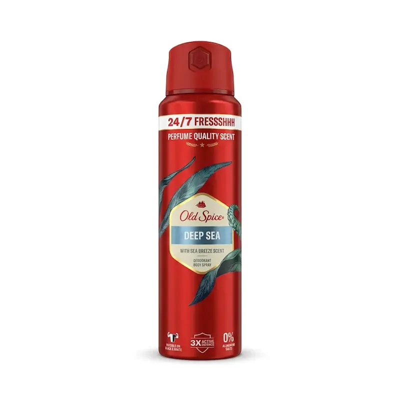 اسپری ضد تعریق مردانه اولد اسپایس Old Spice Deep Sea حجم 150 میل
