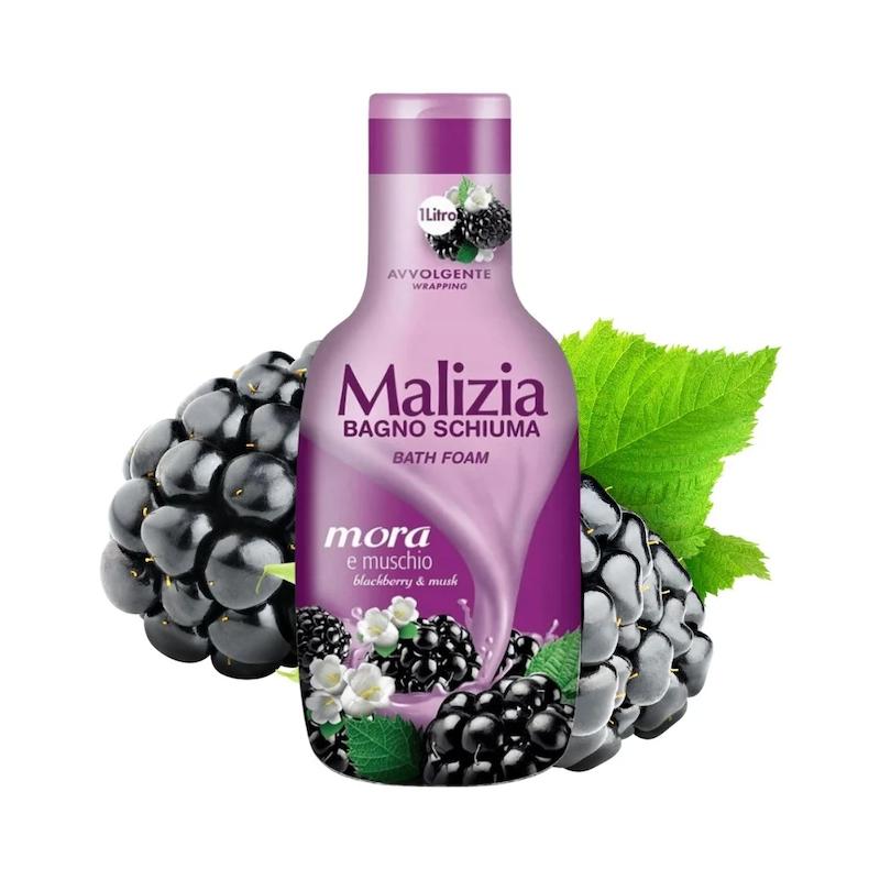 شامپو بدن مالیزیا Malizia مدل Mora and Muschio حجم ۱۰۰۰ میلی لیتر