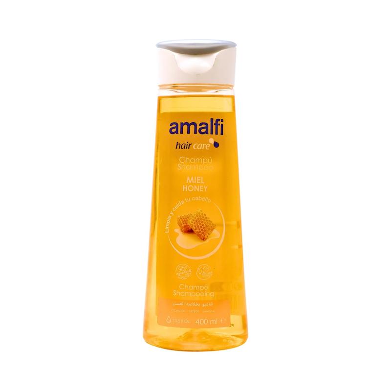 شامپو سر آمالفی Amalfi کندوی زنبور عسل مناسب برای انواع مو حجم 400 میلی لیتر