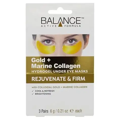 پچ زیر چشم بالانس هیدروژل BALANCE Gold + Marine Collagen بسته 3 عددی