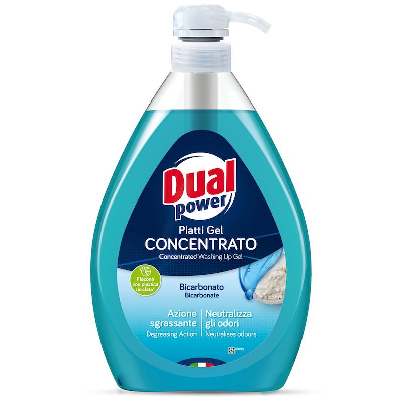 مايع ظرفشویی دستی دوآل پاور Dual Power كنسانتره بی كربنات و مریم گلی 1000 میل