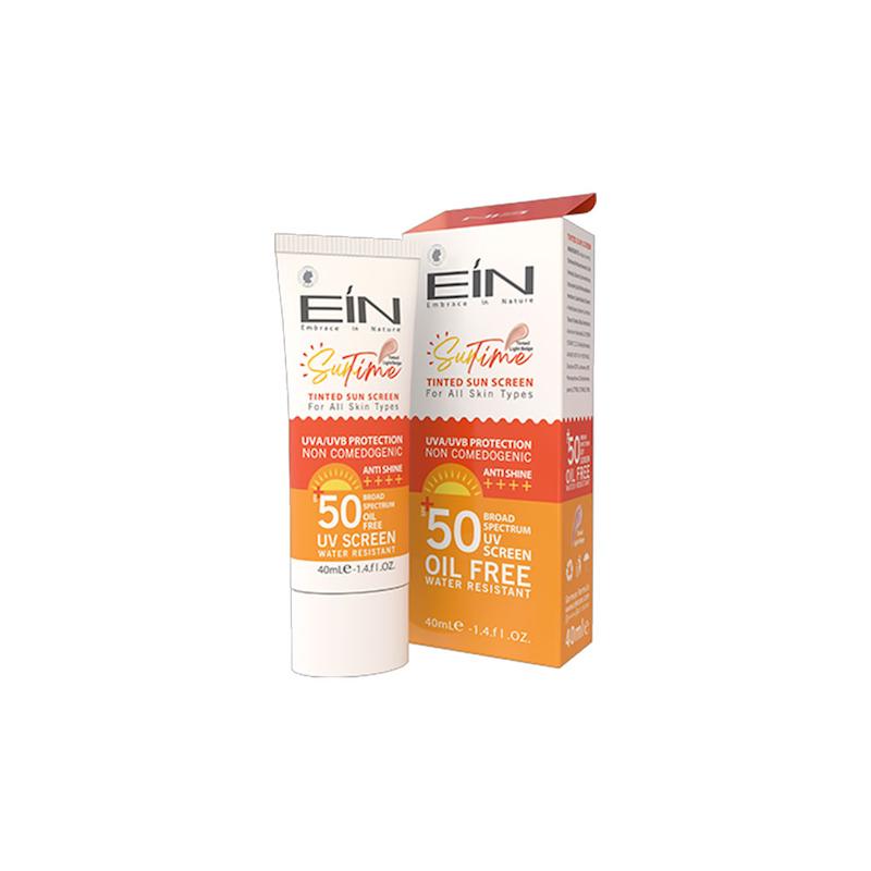 کرم ضد آفتاب رنگی ای آی ان EIN مدل Light Beige SPF+50