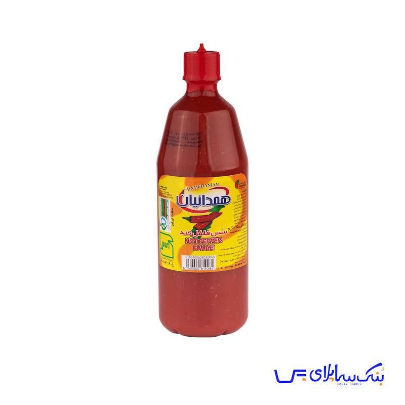 سس گوجه فرنگی فلفل 450 گرمی همدانیان بسته 12 عددی