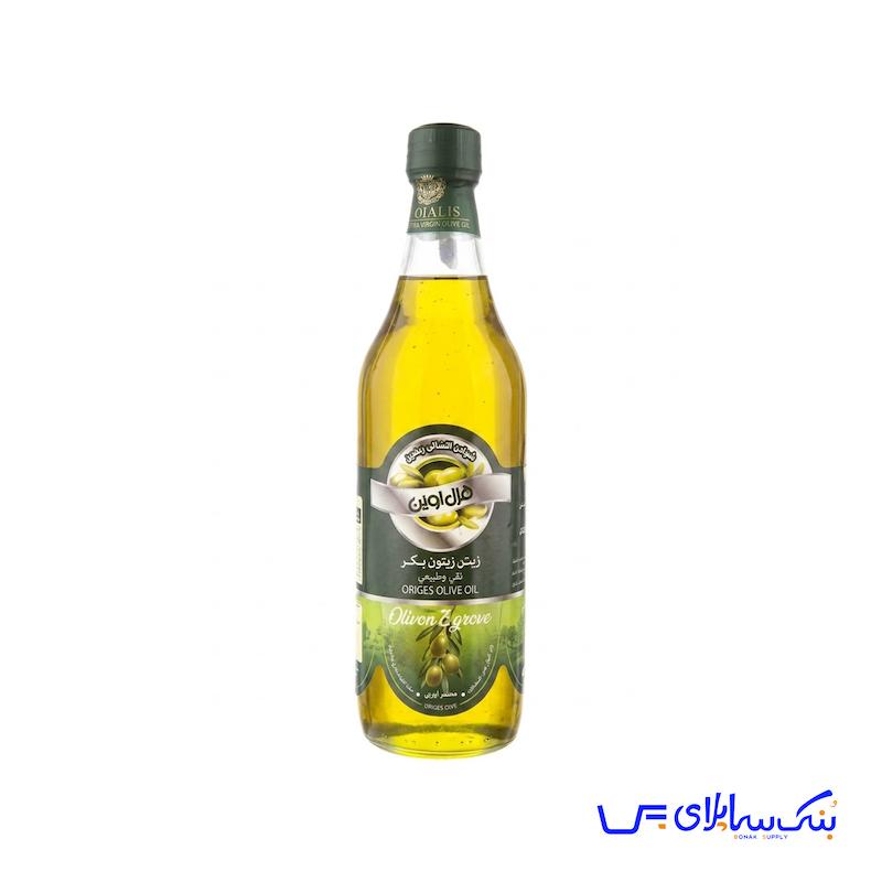 روغن زیتون بکر 600 سی سی قزل اوزن گیلوان بسته 12 عددی