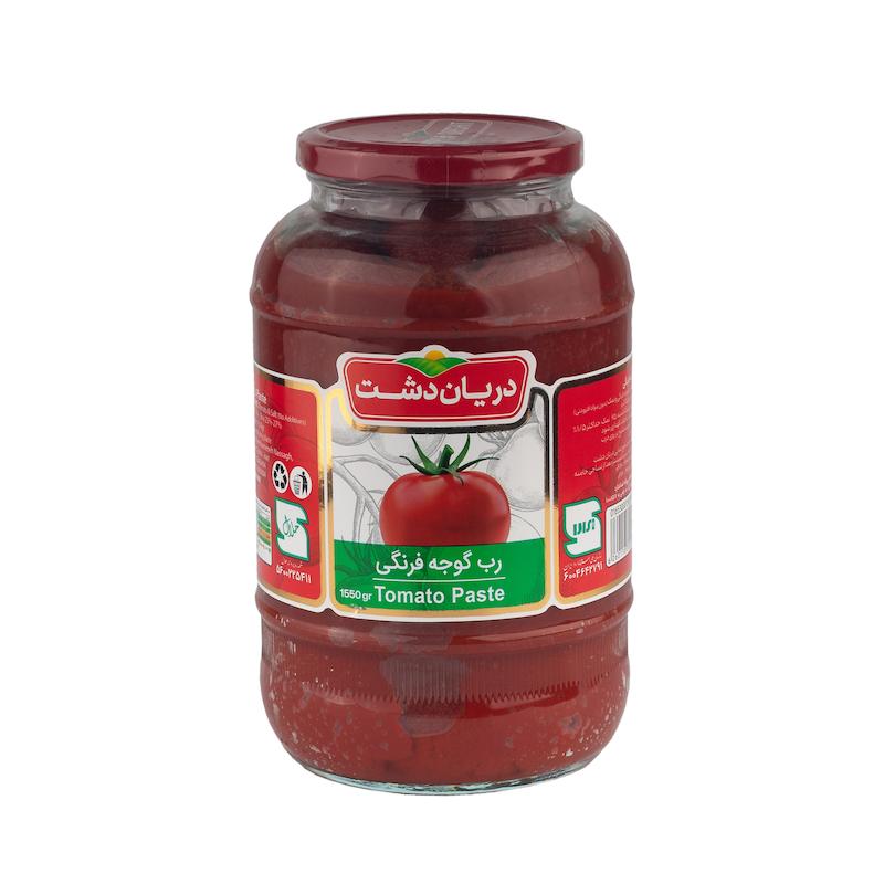 رب گوجه فرنگی 1600 گرمی شیشه دریاندشت
