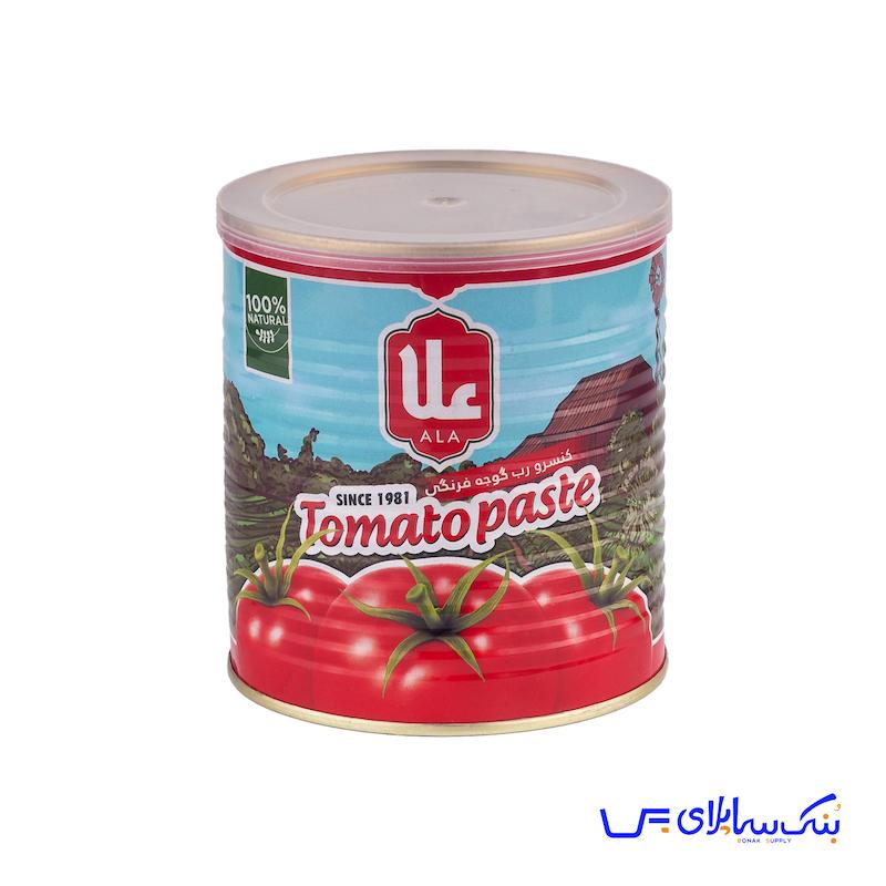 رب گوجه فرنگی 800 گرمی بسته 12 عددی علا